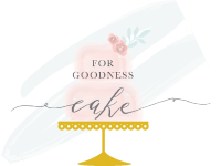 Forgoodnesscake logo